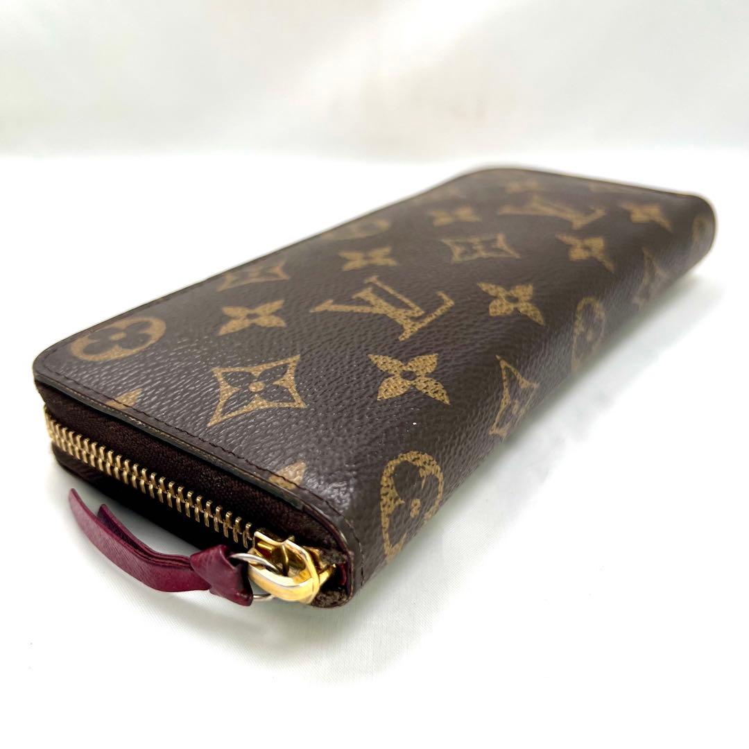 ルイヴィトン モノグラム ポルトフォイユ クレマンス フューシャM60742