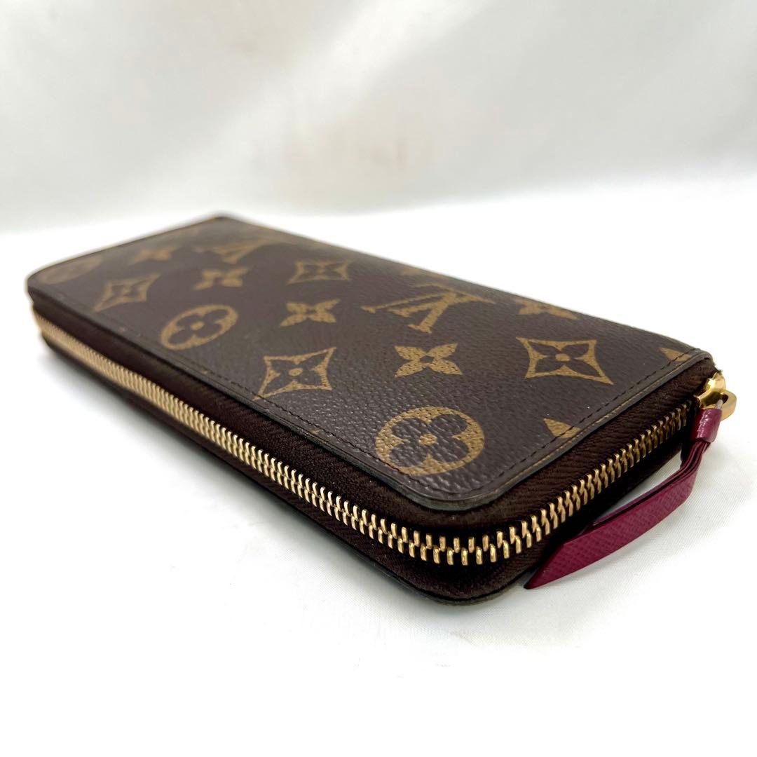 ルイヴィトン モノグラム ポルトフォイユ クレマンス フューシャM60742
