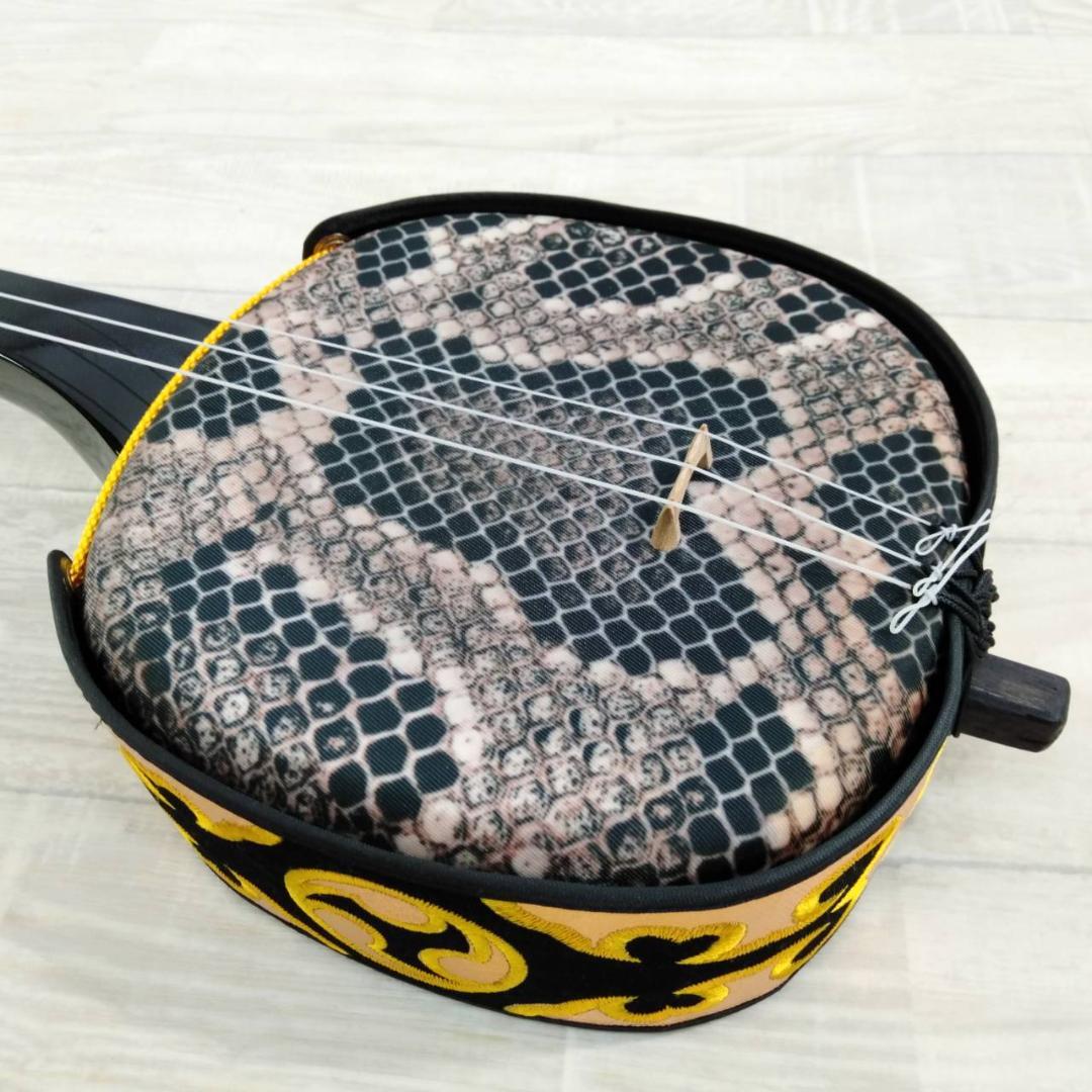 【極美品】三線 沖縄三線 工四合 付属品多数