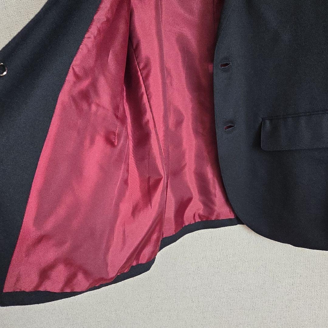 BEAMS BOY 3ボタン金釦ネイビーテーラードジャケット