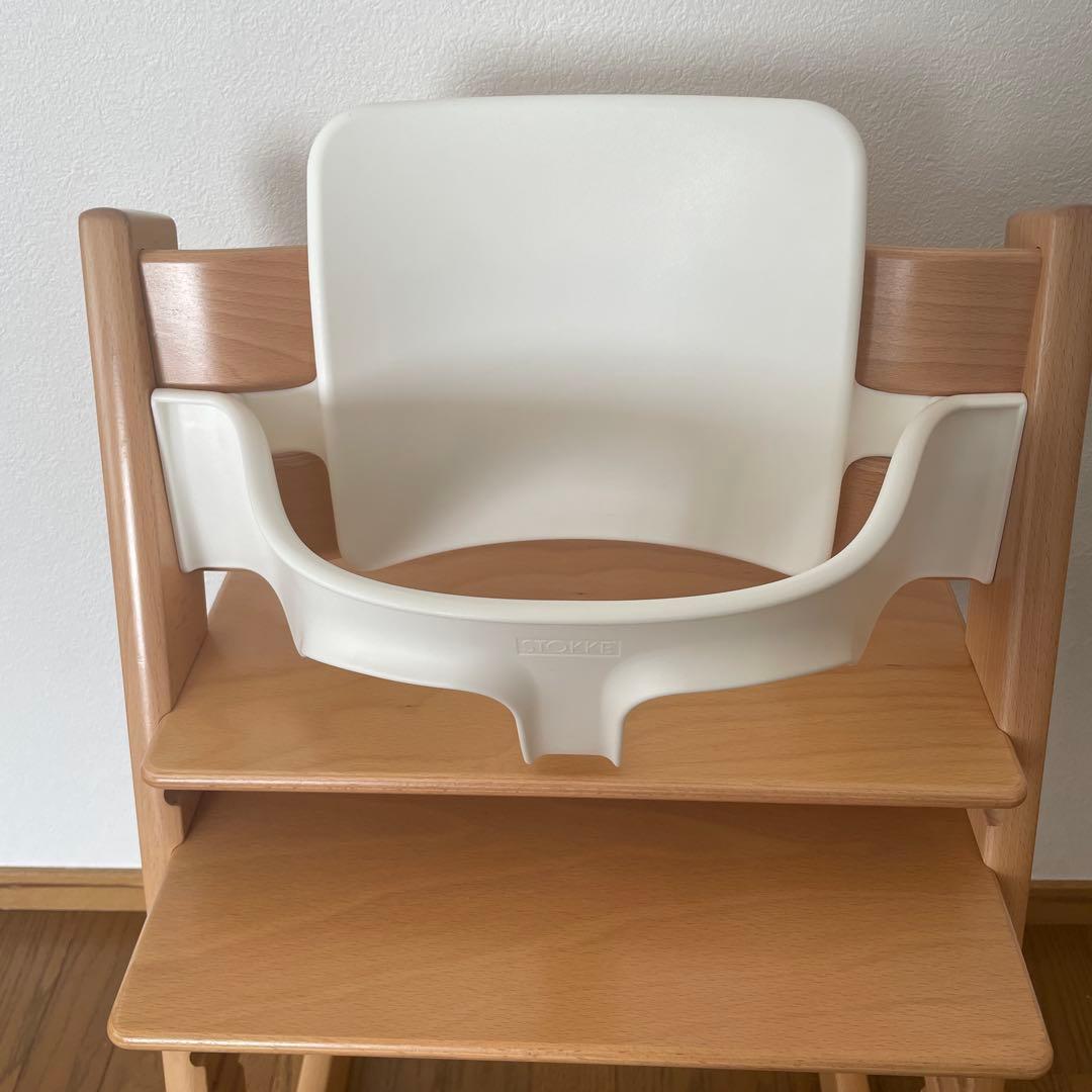 ＊美品＊ストッケ　トリップトラップ　ベビーチェア+ベビーセット　ナチュラル