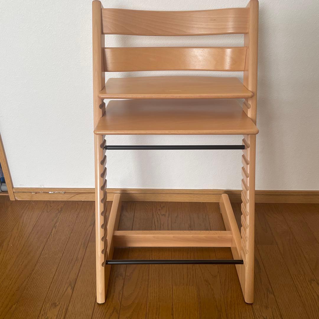 ＊美品＊ストッケ　トリップトラップ　ベビーチェア+ベビーセット　ナチュラル