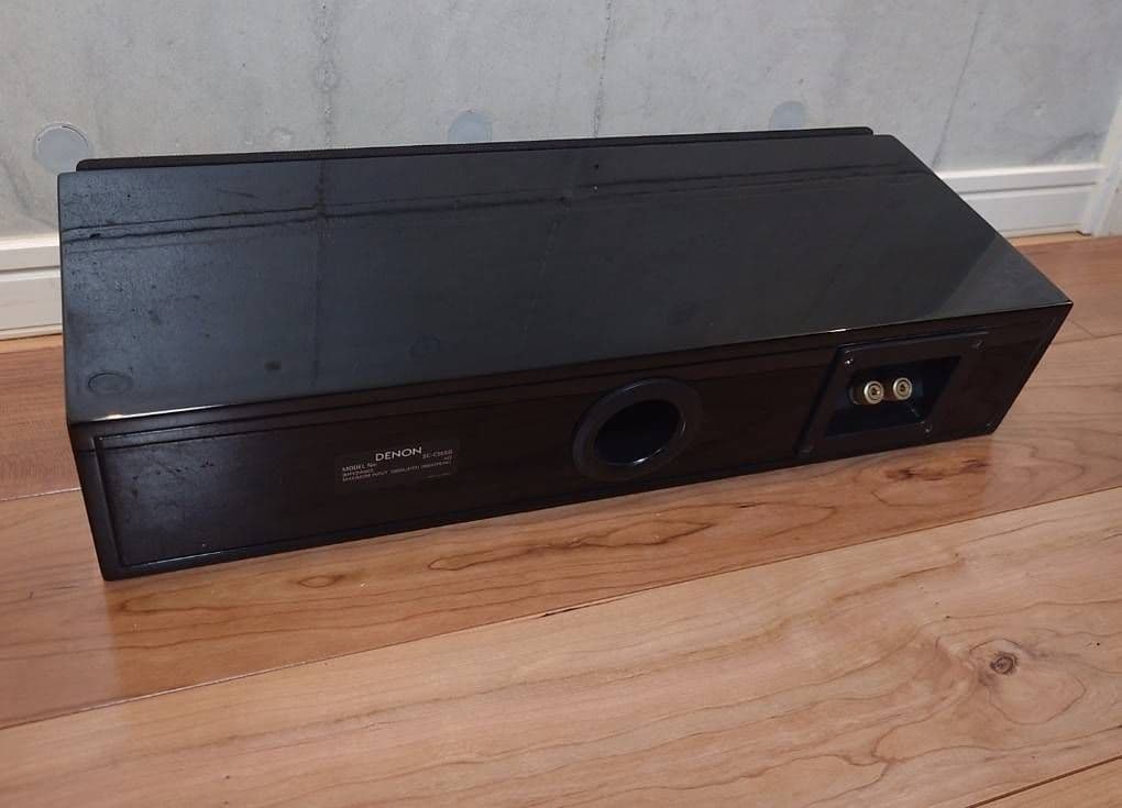 ​【美品】DENON センタースピーカー SC-C55SG ピアノブラック