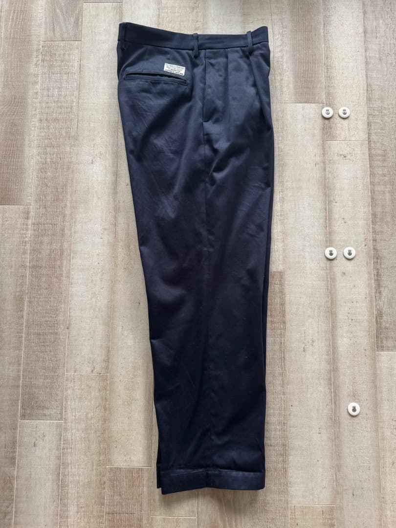 ワコマリア DOUBLE PLEATED CHINO TROUSERS