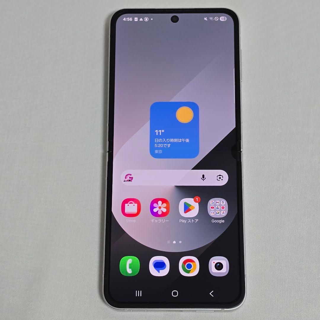 【極美品】Galaxy Z Flip6 国内版SIMフリー判定○シルバーシャドウ