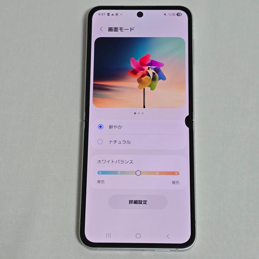 【極美品】Galaxy Z Flip6 国内版SIMフリー判定○シルバーシャドウ