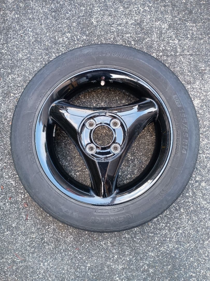 ①１４インチ　社外アルミホイール・タイヤセット　中古