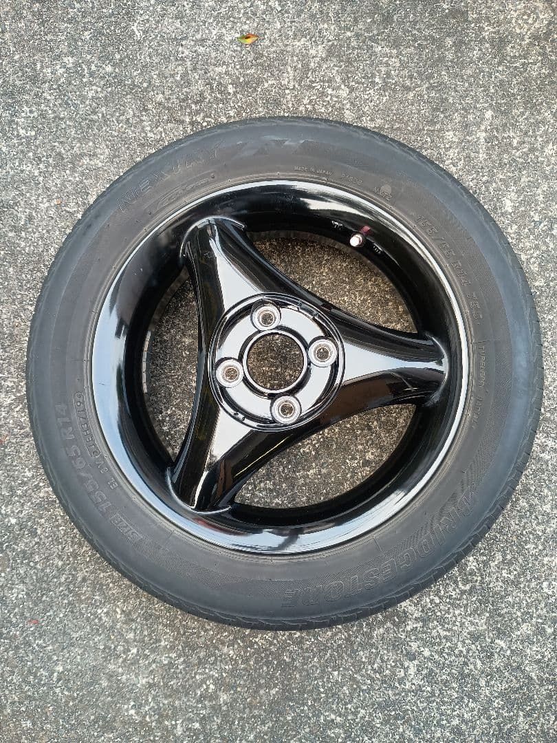 ①１４インチ　社外アルミホイール・タイヤセット　中古