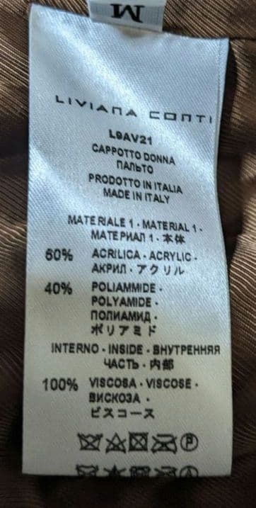 LIVIANA CONTI　ファージャケット　美品　ショートジャケット　モヘア