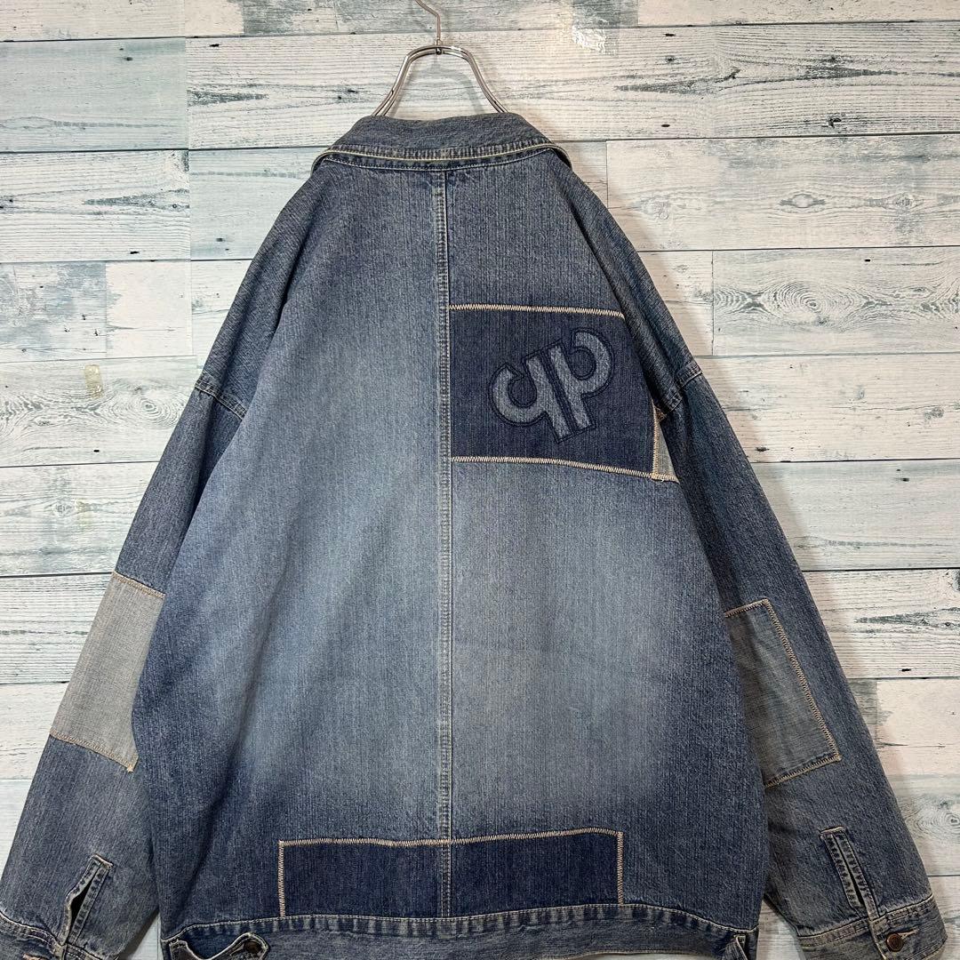 90s OLD Pelle Pelle 刺繍 パッチワーク カバーオール