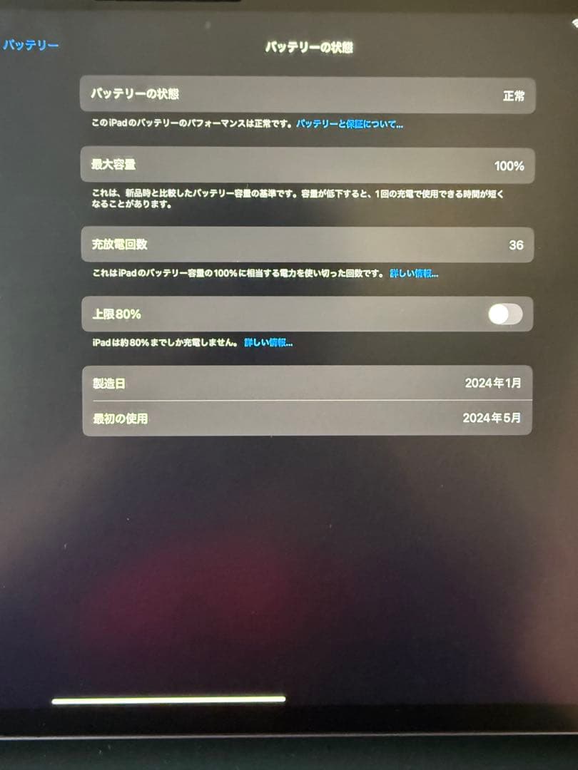 iPad 本体 第6世代（m2）　13インチ