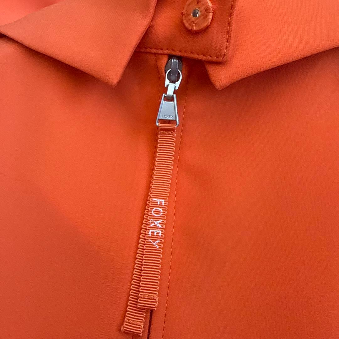 FOXY ノースリーブオレンジロングワンピース