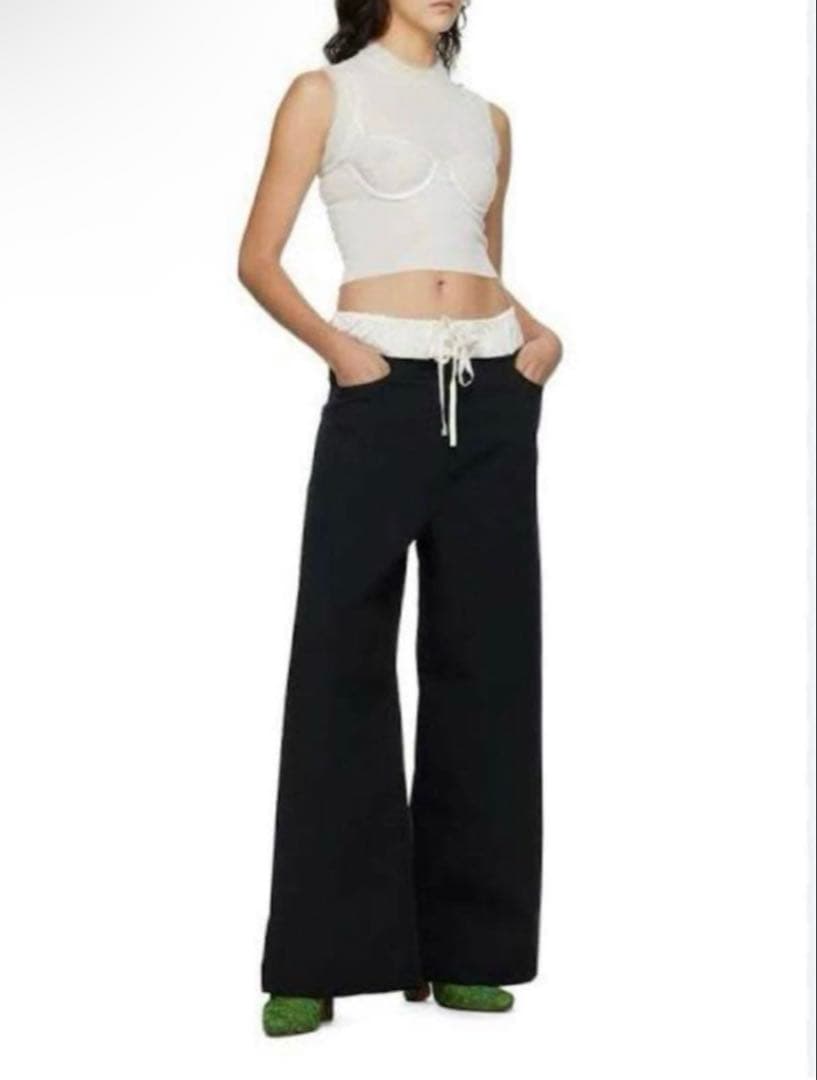 ACNE STUDIOS　 Satin Contrast Trousers
