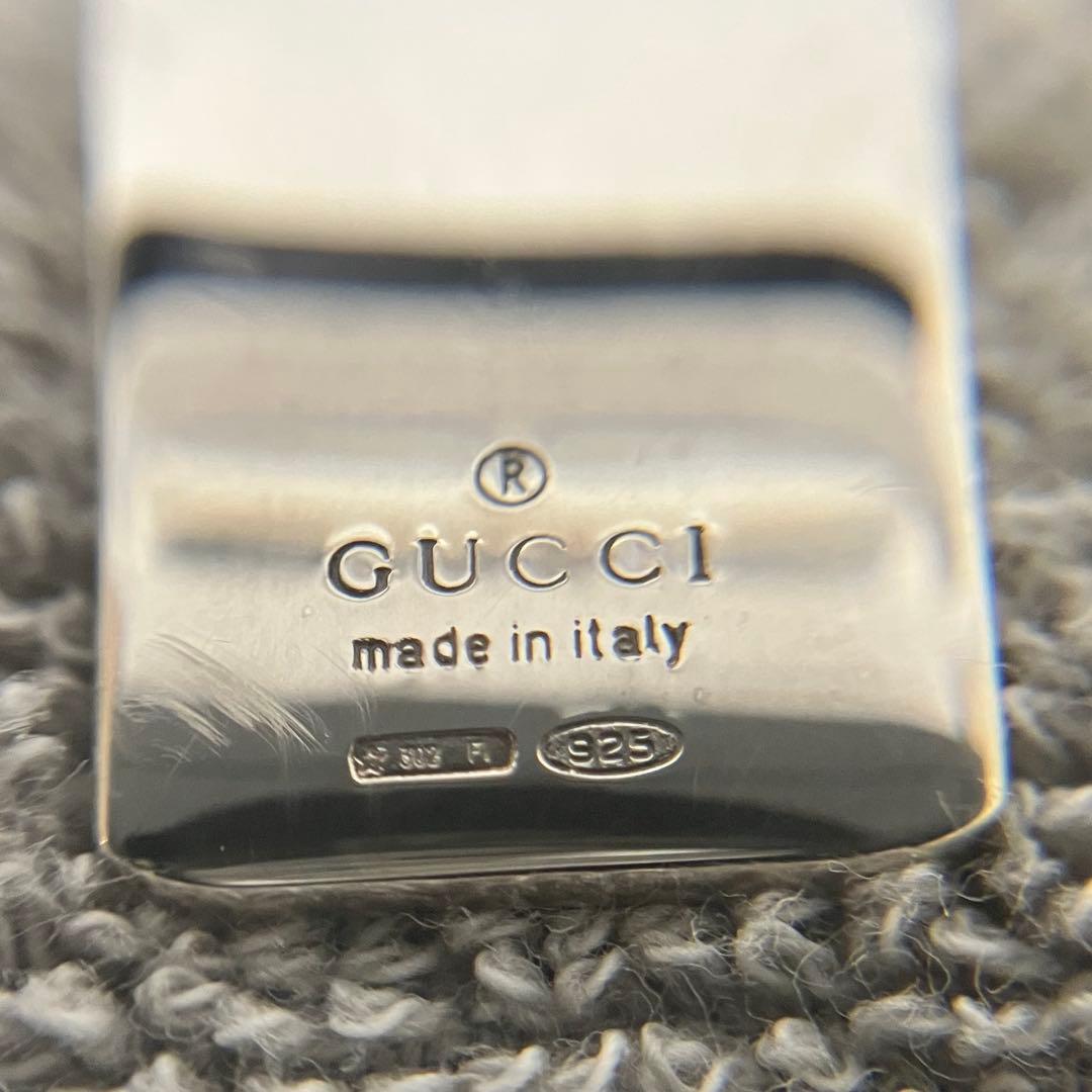 【美品】GUCCI バングル シルバー 925