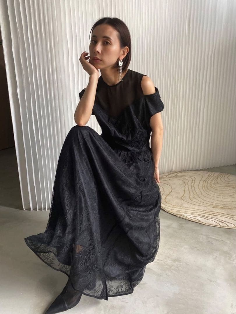 Ameri Vintage LACE KUNG FU DRESS アメリ　ドレス