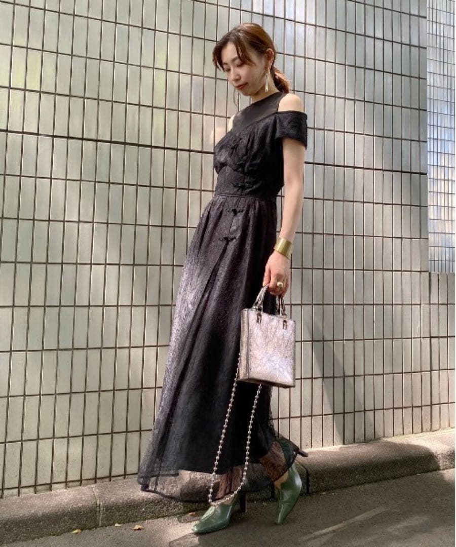 Ameri Vintage LACE KUNG FU DRESS アメリ　ドレス