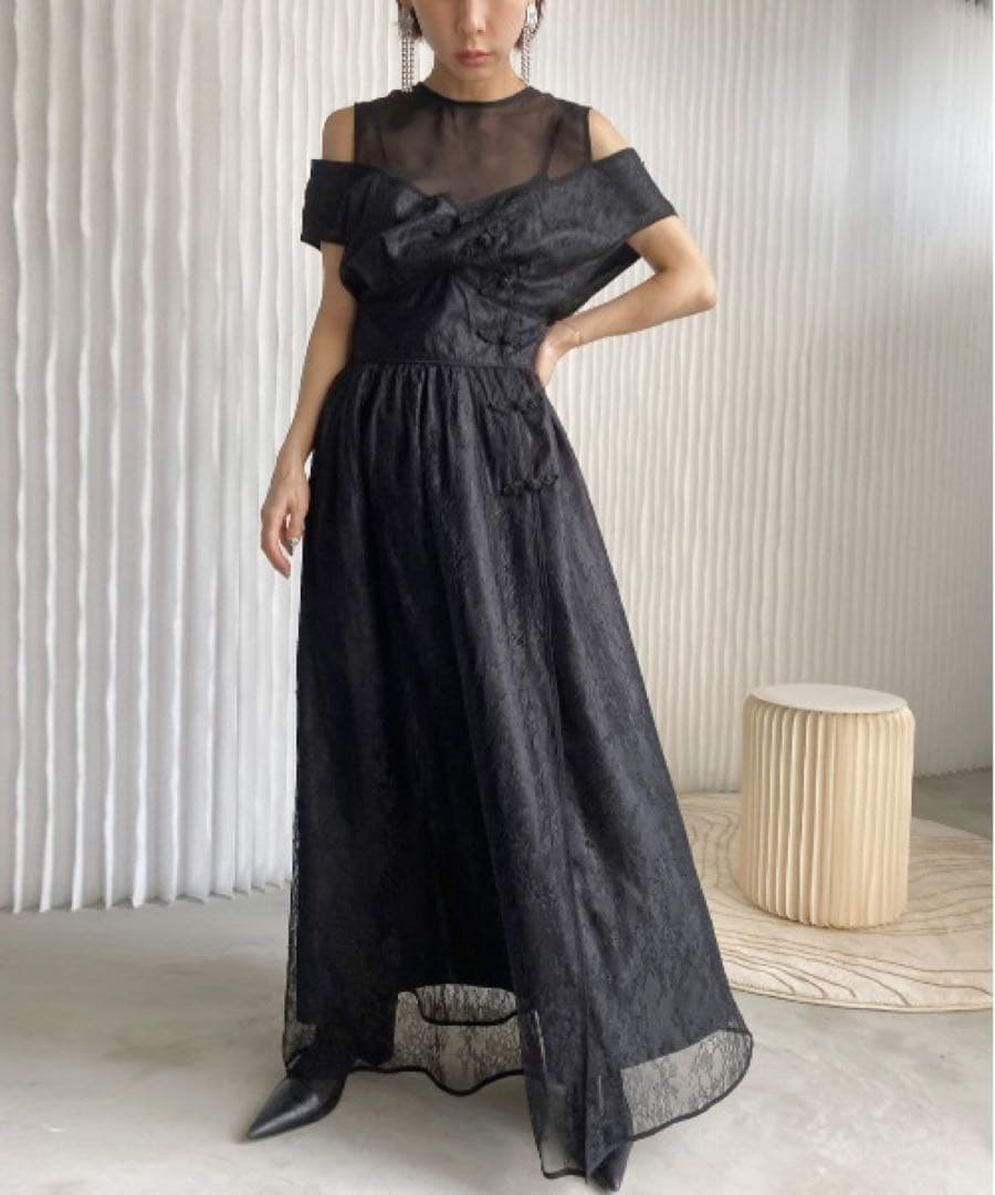 Ameri Vintage LACE KUNG FU DRESS アメリ　ドレス