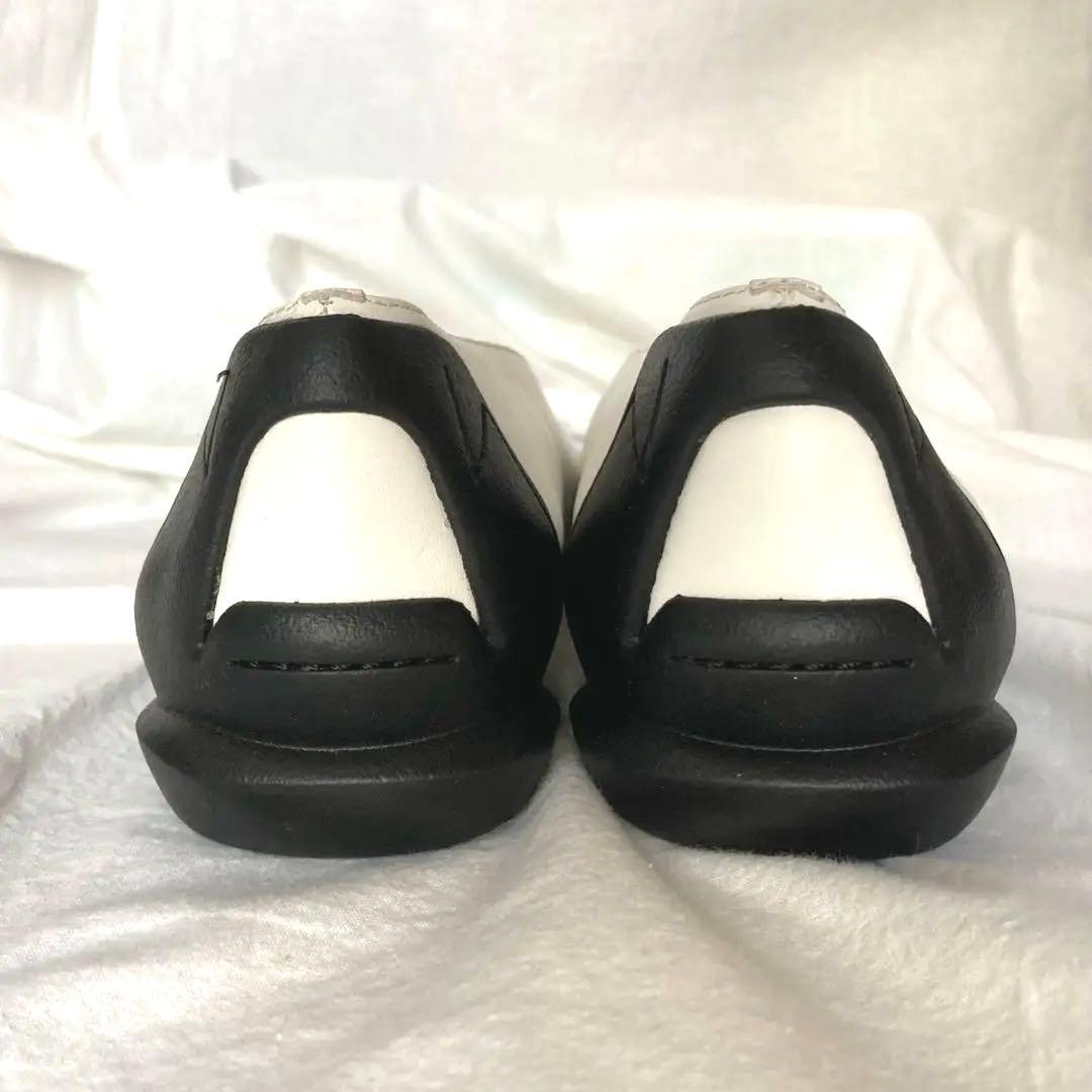 未使用級　シーセイ　ポインテッドトゥ　パンプス　フラット　ヴィブラム　白　37