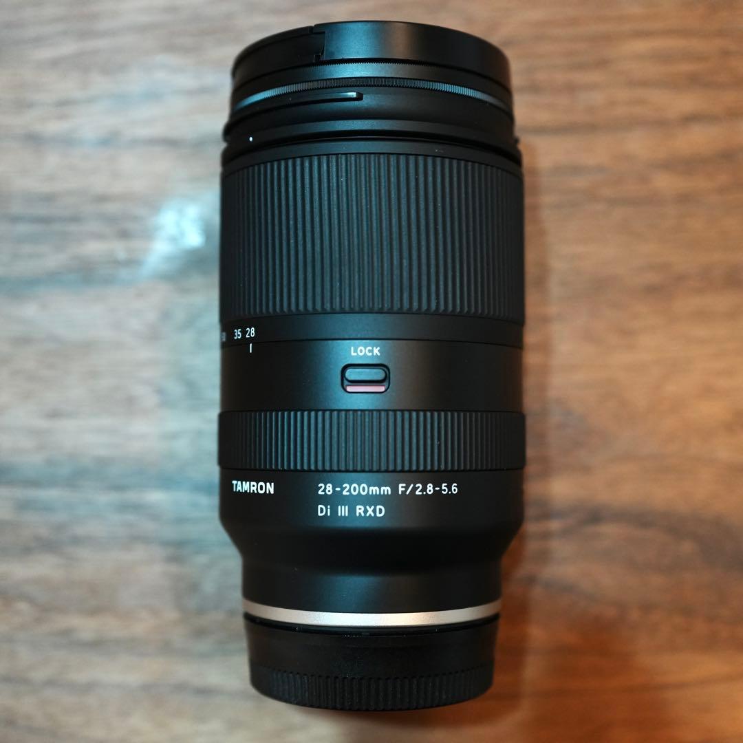 タムロン28-200mm.f2.8-5.6ソニー Eマウント 25年9月新品購入