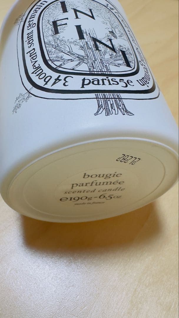 ミナペルホネン × diptyque コラボキャンドル 専用ポーチ セット