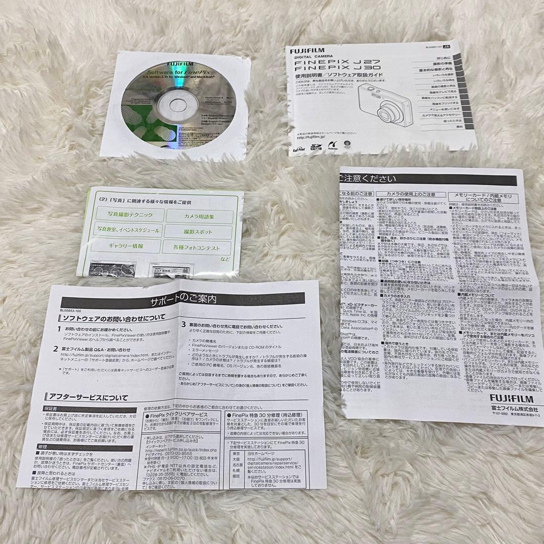 【極美品】【動作確認済み】【完品】FUJIFILM Finepix J30