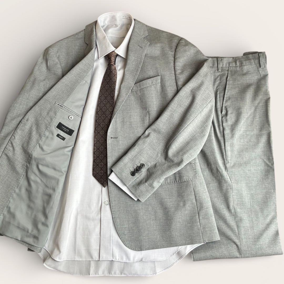 大きいサイズ グレースーツ 4点セット UNIQLO XL 卒業式・式典◎