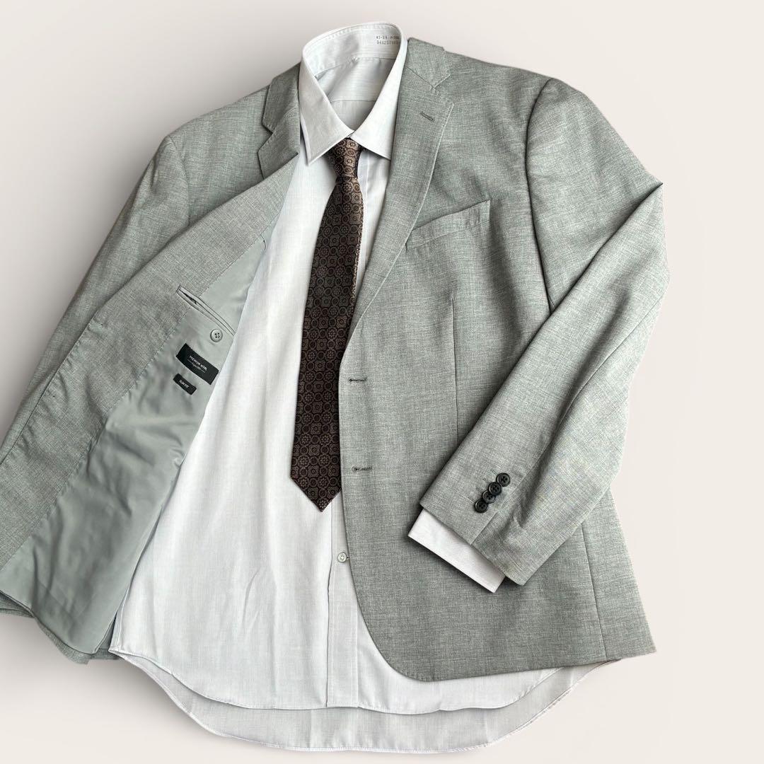 大きいサイズ グレースーツ 4点セット UNIQLO XL 卒業式・式典◎