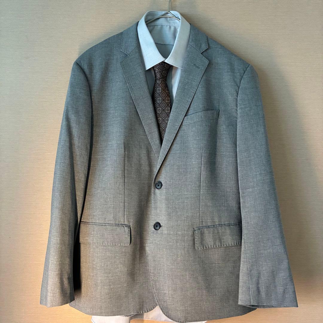 大きいサイズ グレースーツ 4点セット UNIQLO XL 卒業式・式典◎