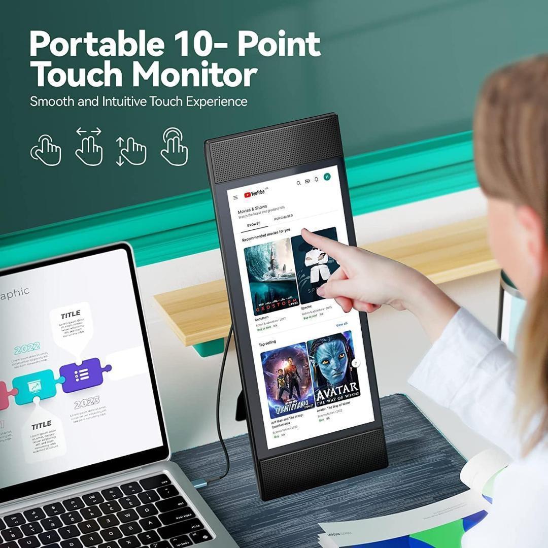 モバイルモニター タッチパネル 12.3インチ FHD 1920×860 軽量