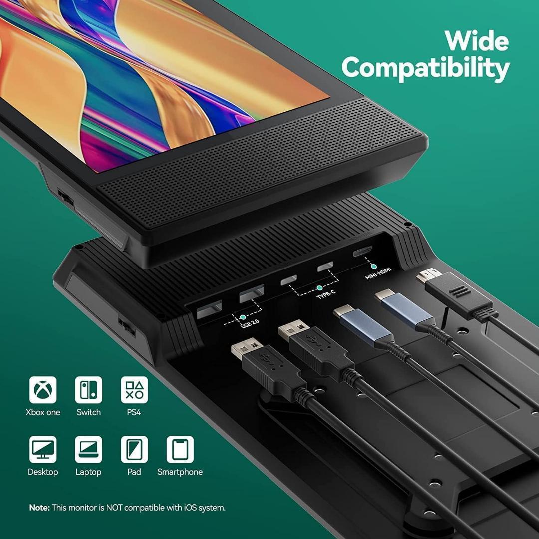 モバイルモニター タッチパネル 12.3インチ FHD 1920×860 軽量