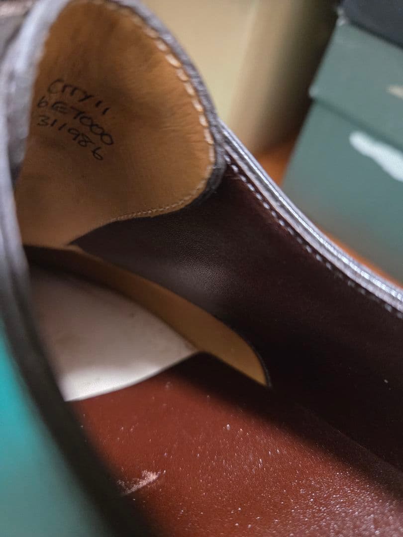 【未使用】JOHN LOBB　ジョンロブ　CITY２　7000　ブラウン　 6E