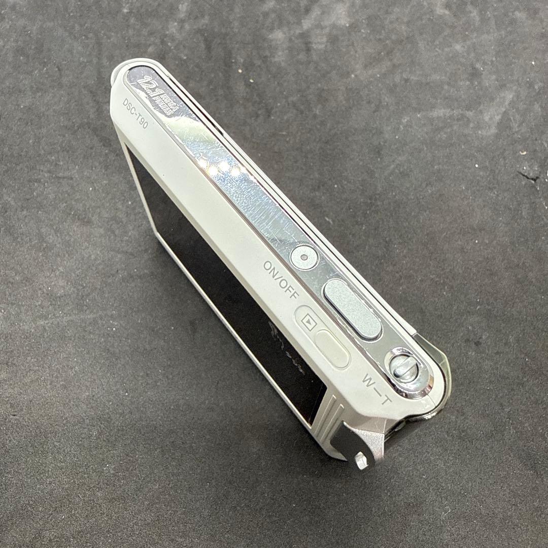 SONY Cyber-shot DSC-T90 デジタルカメラ シルバー 動作品