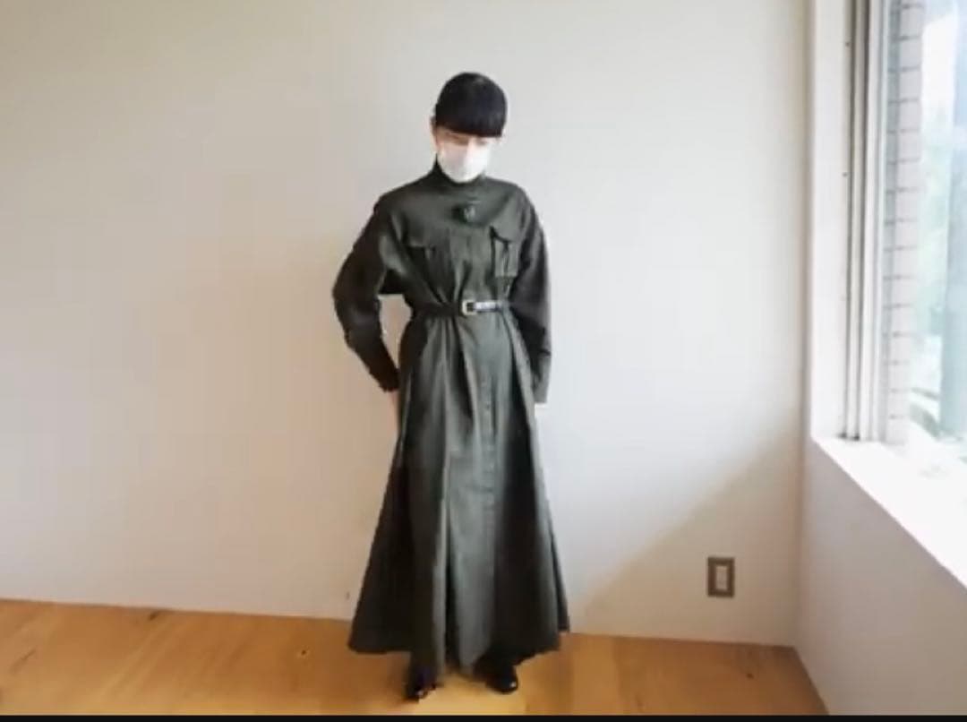 Foufou カツラギミリタリーワンピースMサイズ