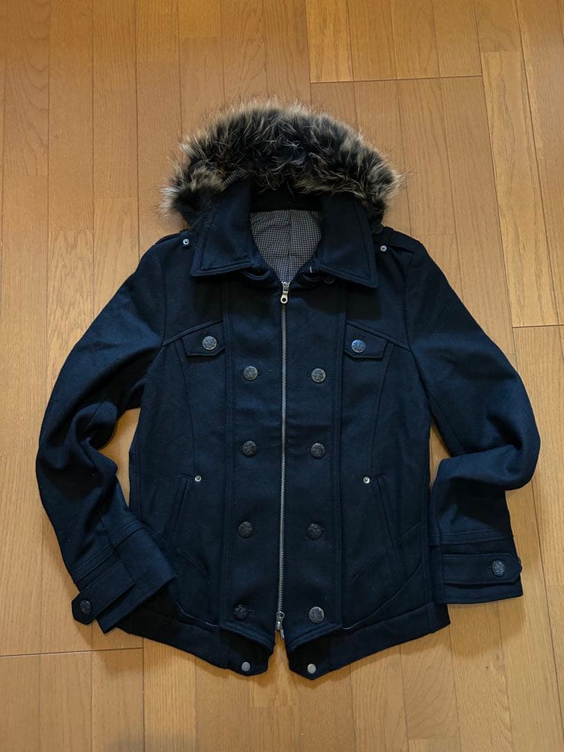 PPFM Gimmick Fur Wool Napoléon Jacket 黒