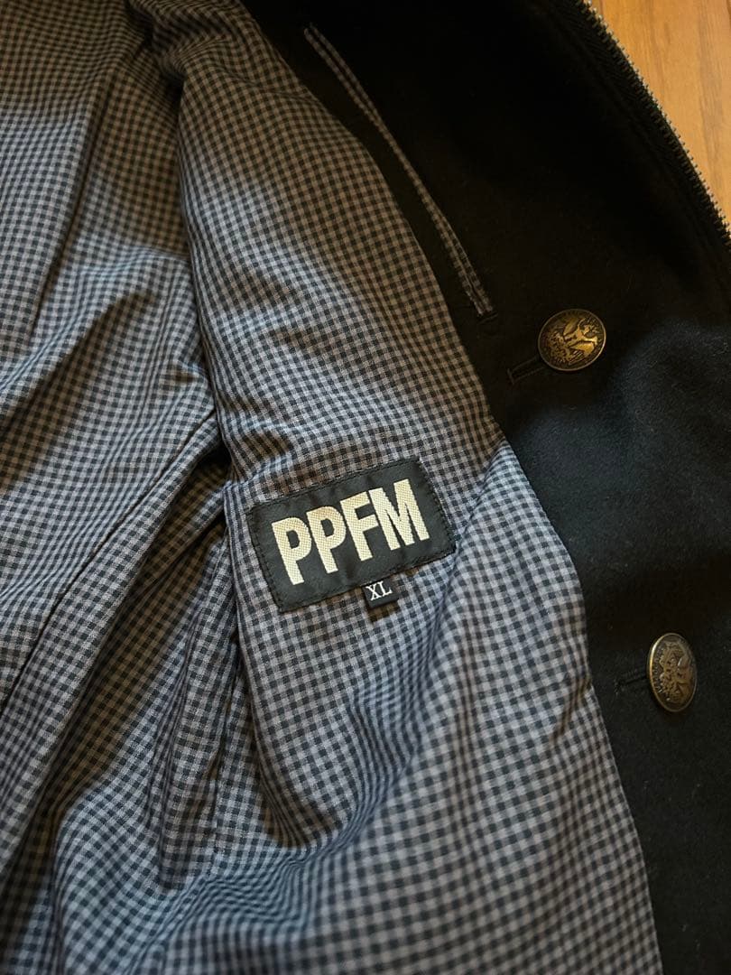 PPFM Gimmick Fur Wool Napoléon Jacket 黒