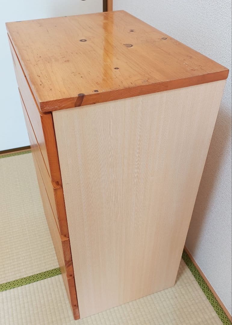 無印良品　パイン材　チェスト　廃盤品
