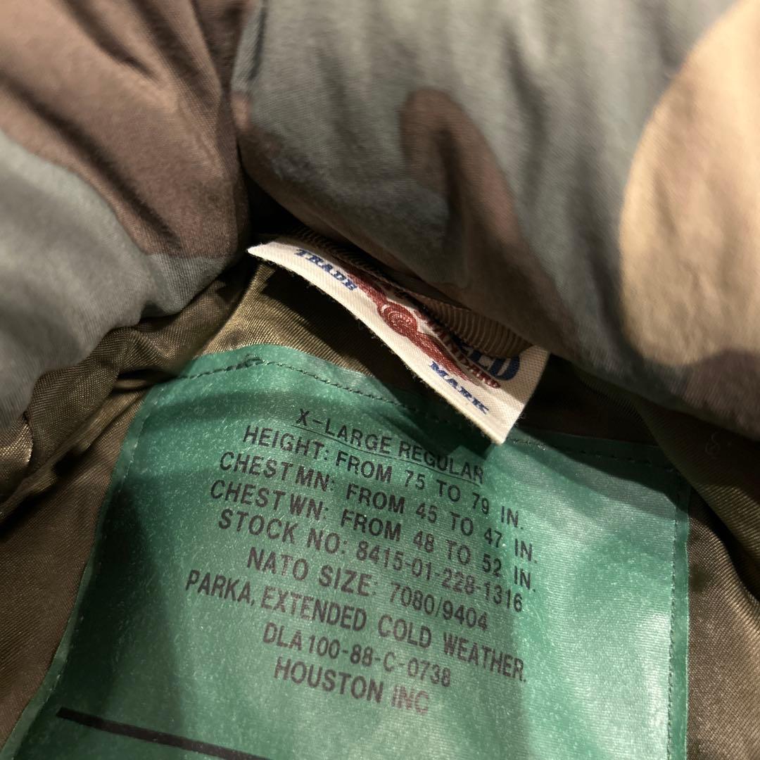 KNACKERED×HOUSTON 中綿ジャケット 迷彩　XL