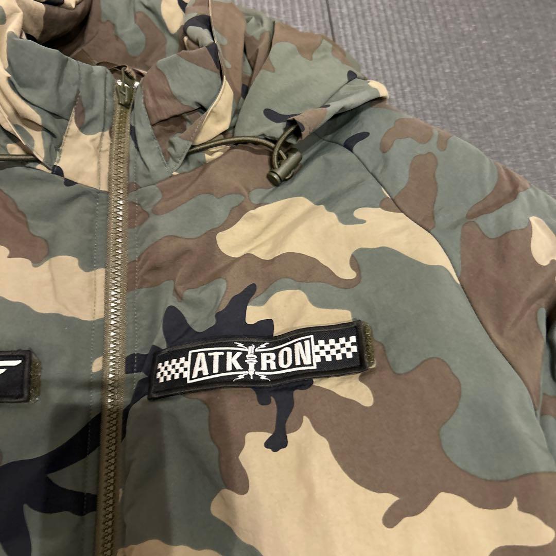 KNACKERED×HOUSTON 中綿ジャケット 迷彩　XL