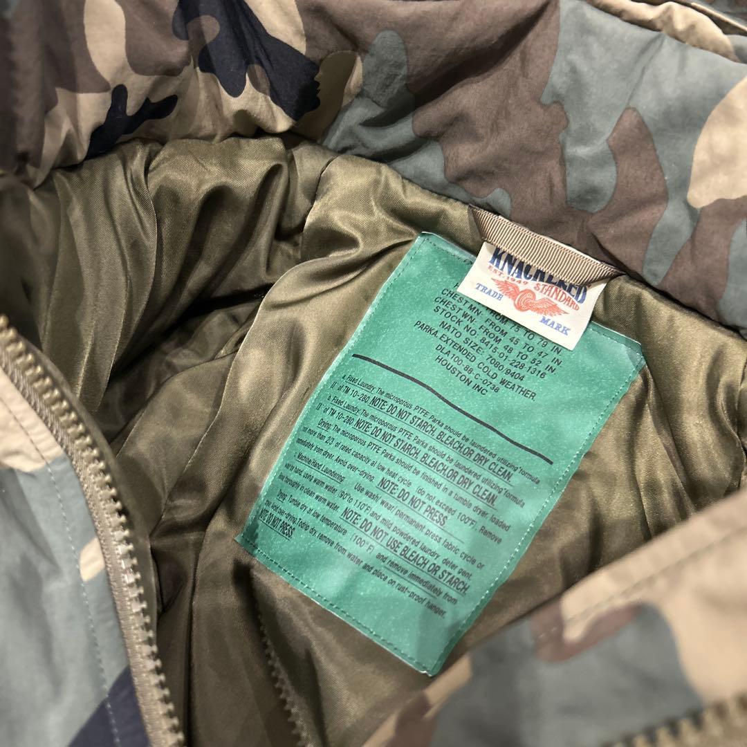 KNACKERED×HOUSTON 中綿ジャケット 迷彩　XL