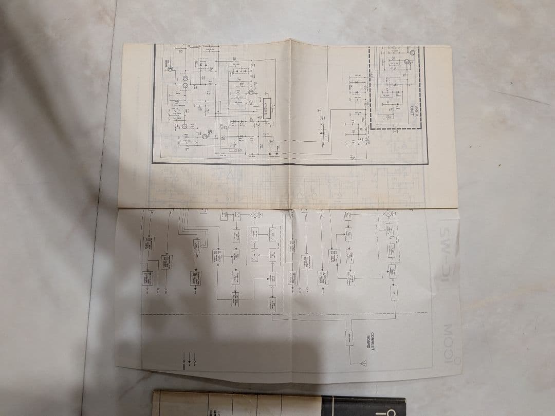 ICOM、IC-W2.アマチュア無線機