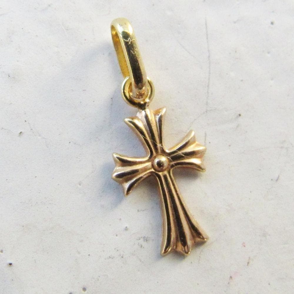 SALE‼️K18 クロス ネックレス トップ 18K 刻印 18金 本物 新品