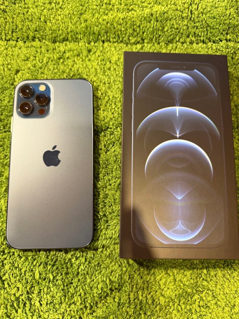 【美品】iPhone 12 Pro Max パシフィックブルー　256GB