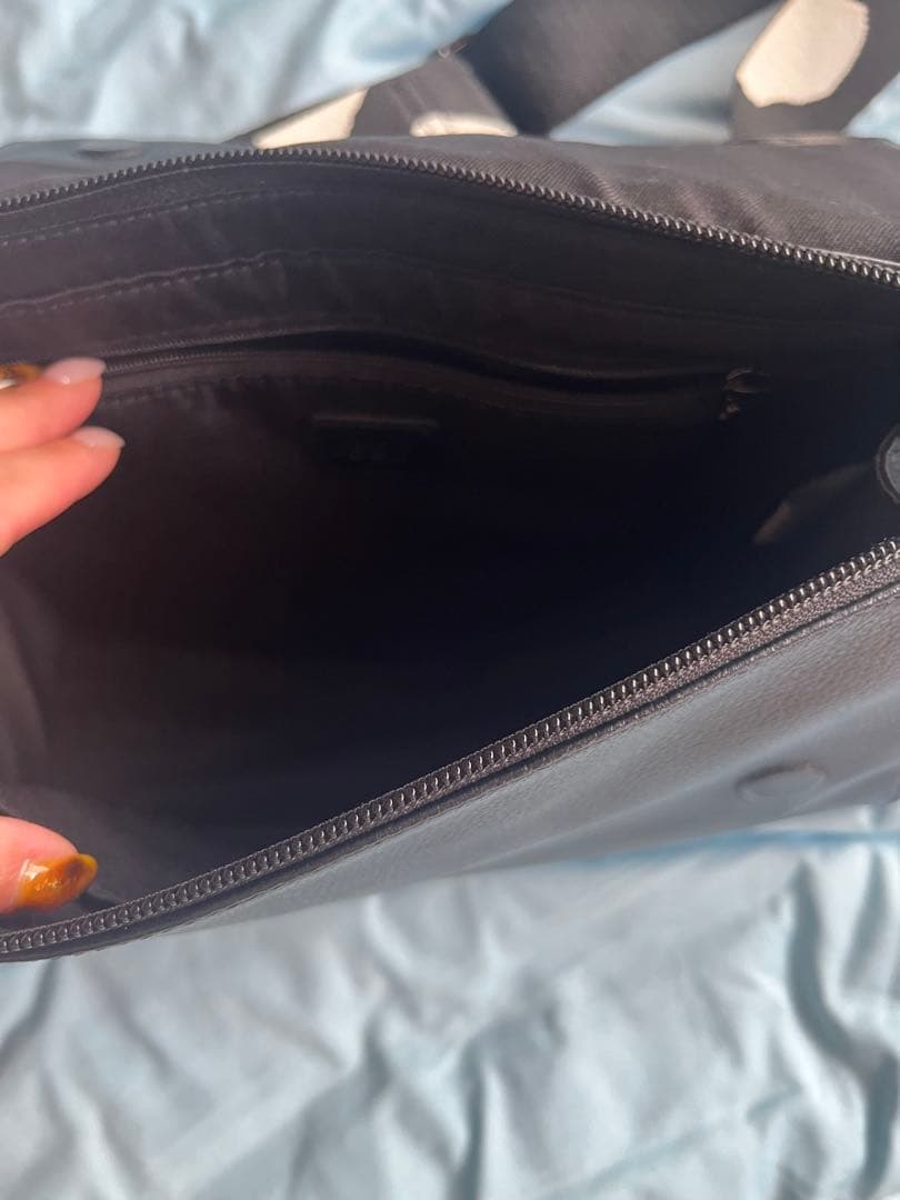 イアパピヨネ　ボディバック　ワイドテープ　ダルメシアン良品