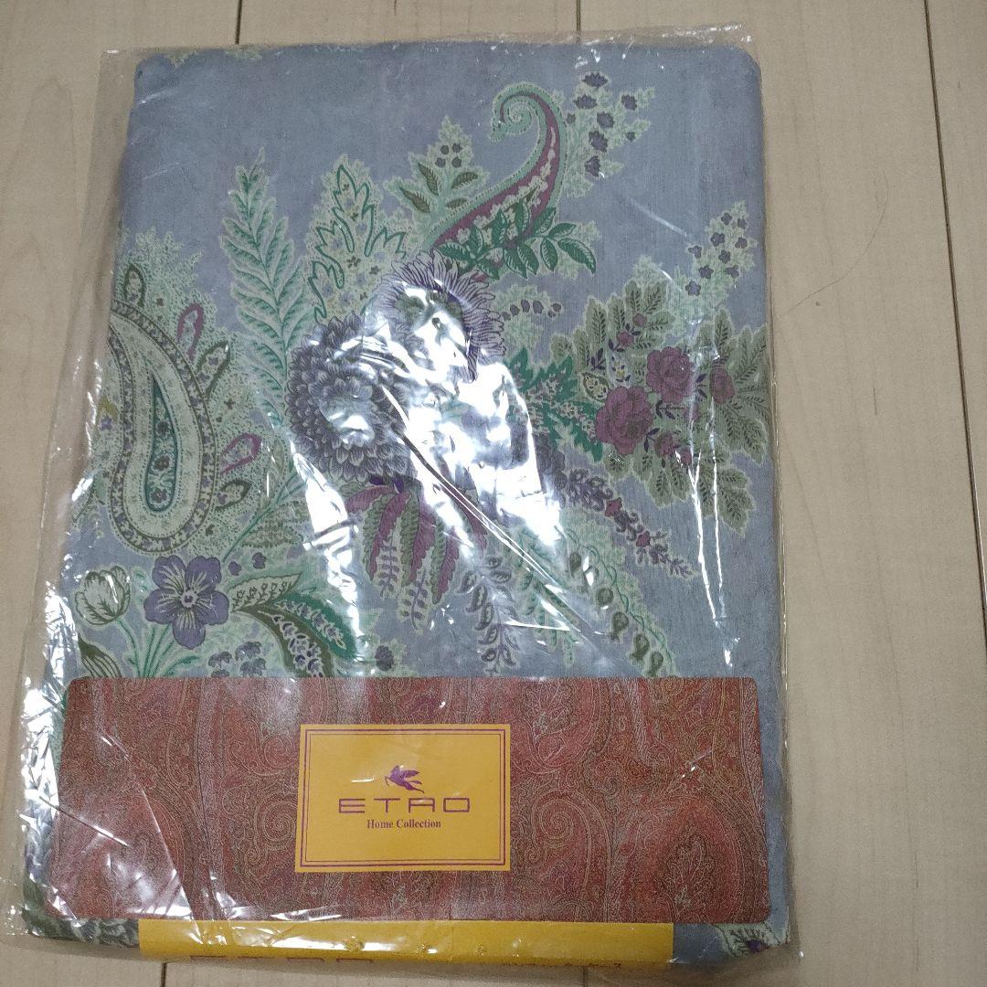 エトロ　掛け布団カバー シングル150×210cm ピロケース付 綿100%