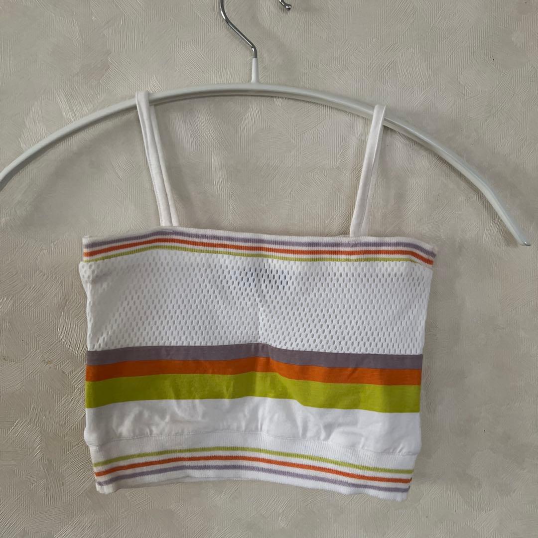 Dior メッシュ キャミソール 夏 ロゴ トップス ディオール　kids 4A