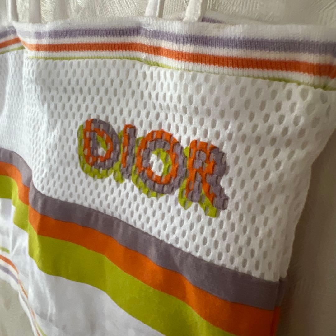 Dior メッシュ キャミソール 夏 ロゴ トップス ディオール　kids 4A