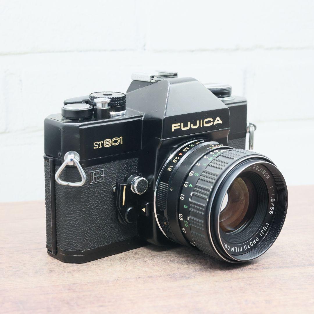 【完動品】FUJICA ST801 bk / 55mm F1.8【分解清掃済】