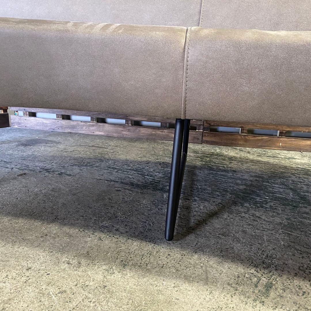 H884\" RELAX FORM マルクトR ソファ レザーテックス グレー