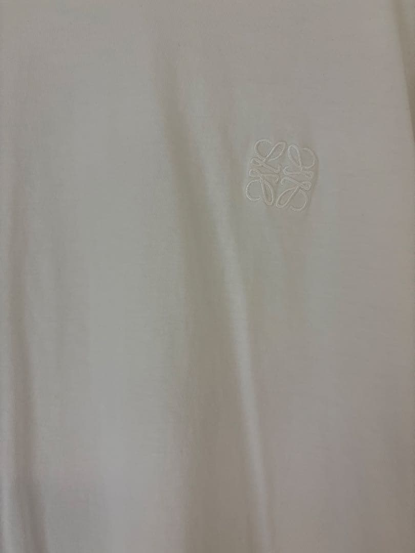 美品　ロエベ　アナグラム刺繍Tシャツ　M