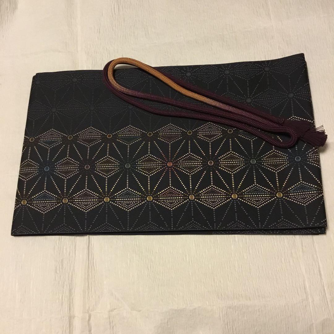 袋帯　綜錦織　ムガシルク使用　帯締めお付けいたします